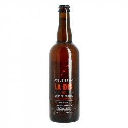 La DIX Bière Blonde de la Brasserie Celestin Vieillie en fût de Sauternes 75 cl