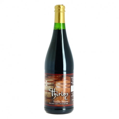 Bière Vieille Brune par la Brasserie THIRIEZ 75 cl