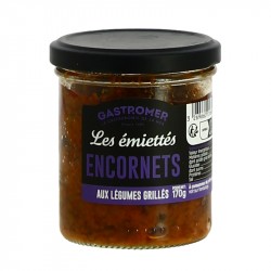 Les Emiettés d'ENCORNETS aux légumes grillés par Gastromer 170 gr