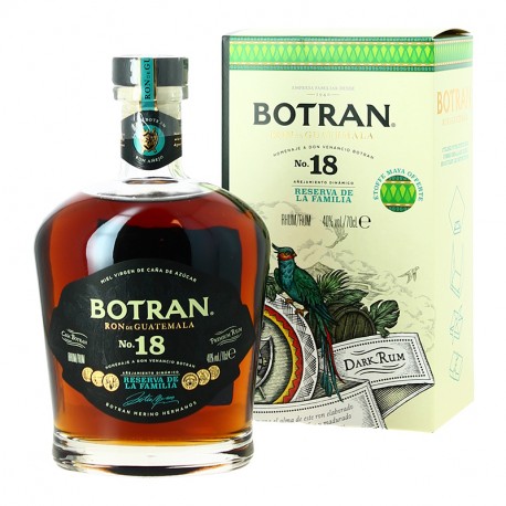 BOTRAN SOLERA 18 1893 Rhum du Guatemala