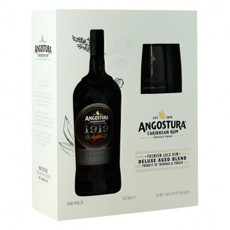 Rhum ANGOSTURA 1919 70 cl Coffret Cadeau + 2 verres
