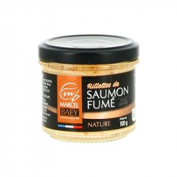 Rillettes de SAUMON FUME par Marcel BAEY 100 Gr