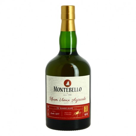 Montebello Rhum Vieux 3 ans 70 CL