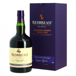 Irish Whiskey REDBREAST 21 ans Single Cask Vintage 2000 Vieilli en fût de Sherry Oloroso