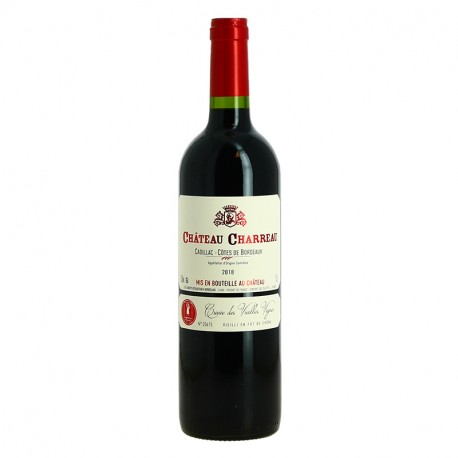 Château Charreau Vin Rouge Blaye Côtes de Bordeaux