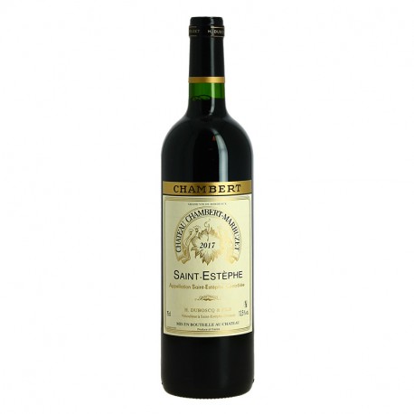 Château CHAMBERT-MARBUZET 2017 Saint ESTEPHE 75 cl