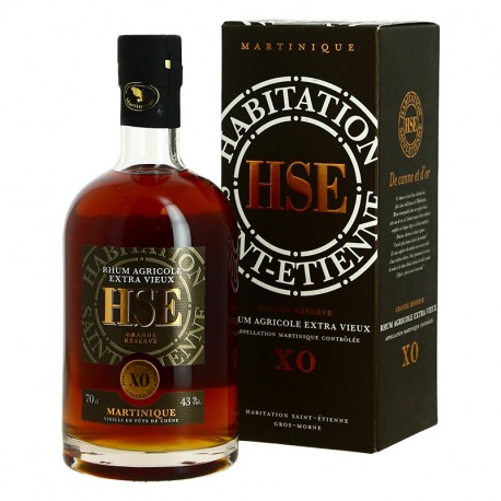 Rhum HSE XO Rhum Agricole de Martinique Extra Vieux 70 cl