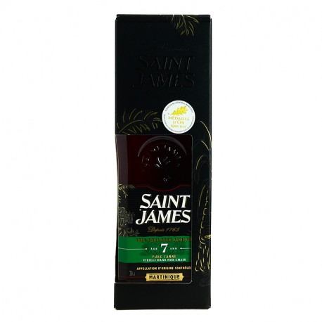 Rhum Saint JAMES Très vieux RHUM Agricole de Martinique 7 Ans 70 cl