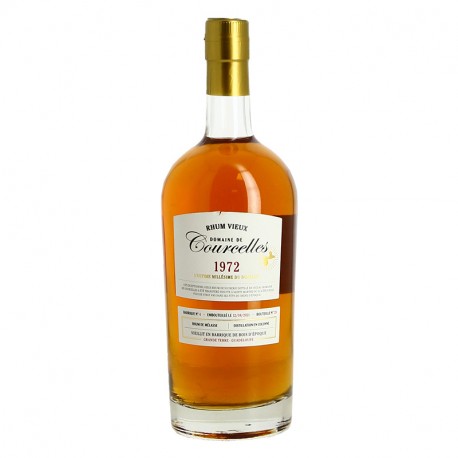 Domaine de COURCELLES Rhum Vieux Millésime 1972 Rhum de la Guadeloupe 70 cl