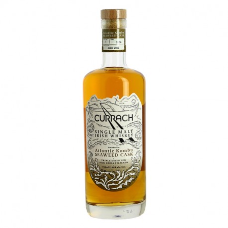 CURRACH Single Malt IRISH WHISKEY Finished in Atlantic KOMBU Seaweed Cask 70 cl