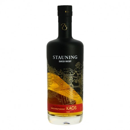 Whisky STAUNING KAOS Triple Malt Whisky du Danemark 70 cl