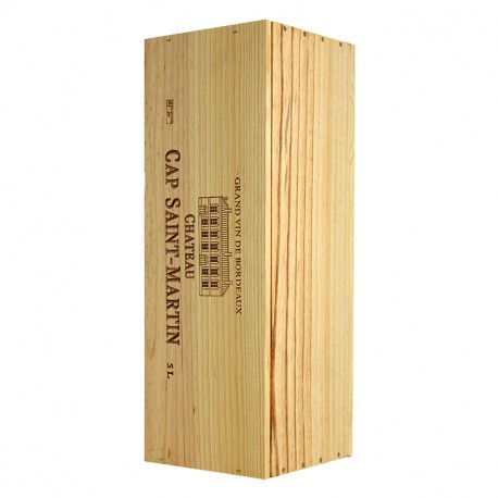 JEROBOAM de 5 Litres de Vin Cap Saint MARTIN en CAISSE BOIS
