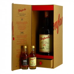 Coffret Whisky GLENFARCLAS 15 Ans + 2 Mignonettes