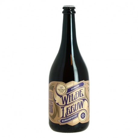 Bière WILDE LEEUW Double IPA Vieillie en Fût de Chêne PINOT NOIR de Bourgogne 75 cl