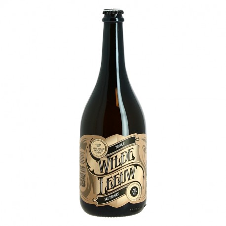 Bière WILDE LEEUW Bière TRIPLE vieillie en fût de SAUTERNES 75 cl