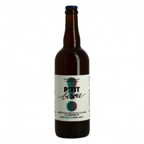 Bière P'TI BISOU 75 cl Bière de Collab entre la Brasserie TANDEM et la Brasserie VIF