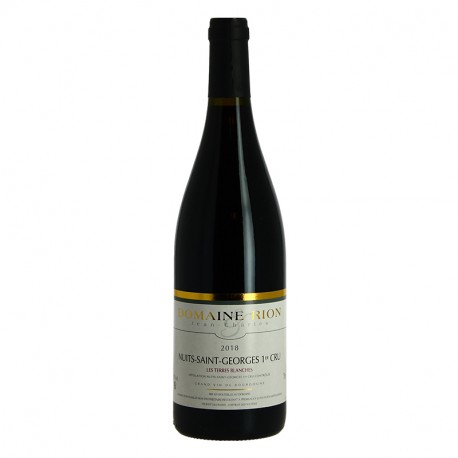 Nuits-Saint-GEORGES 1er cru les TERRES BLANCHES 2018 Par Domaine Jean Charles RION 75 cl