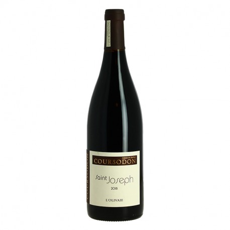 Domaine COURSODON Saint Joseph Rouge Cuvée l'OLIVAIE 2018 75 cl