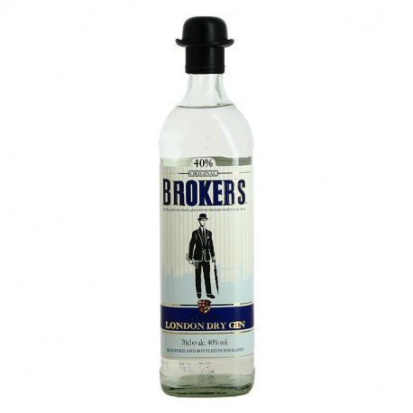 BROKERS London dry GIN au chapeau melon 70 cl
