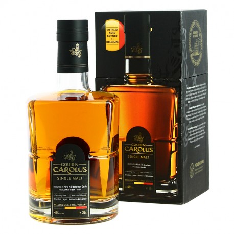 Gouden CAROLUS Belgian SINGLE MALT Whisky 70 cl