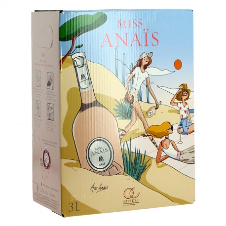 BIB Miss Anaïs Rosé Gris 3 Litres