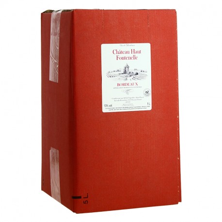 BIB de 5 litres Château HAUT FONTENELLE Bordeaux Rouge