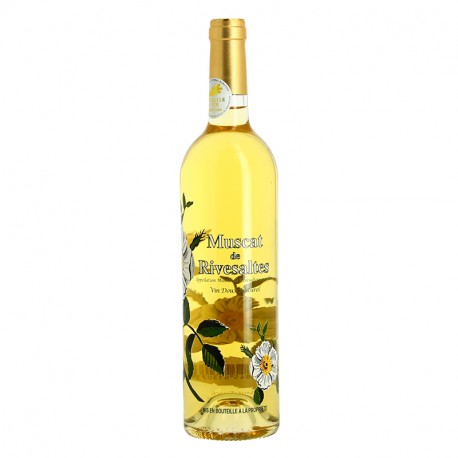 Muscat de RIVESALTES Bouteille Sérigraphiée 75 cl