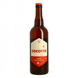 Bière COCOTTE APA 75 cl American Pale Ale par la Brasserie Abbaye de VAUCELLES