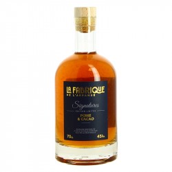 La FABRIQUE Rhum Arrangé POIRE CACAO Edition Limité Signatures 70 cl