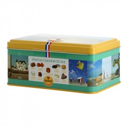 Boite Métal de SELECTION GOURMANDE du Nord 300 gr Coeur des Lys