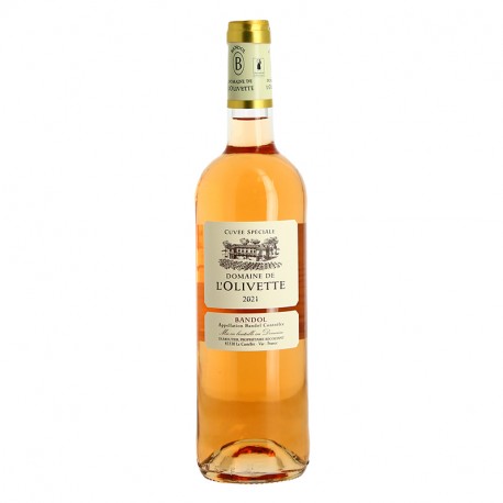 Bandol Rosé Domaine de l'OLIVETTE 2021 75 cl