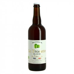 La TRONETTE Bière Blanche 75 cl 5°