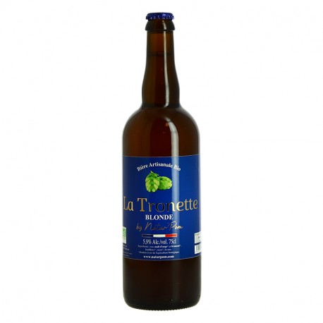 La TRONETTE Bière BLONDE 75cl 6°