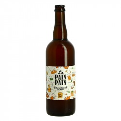 Bière La PAIN PAIN Bière Artisanale au pain par la Brasserie Les Tours du Malt 75 cl 6.2°