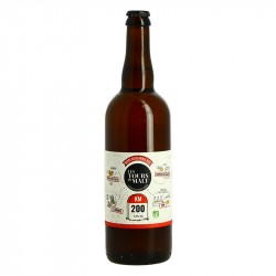 Bière Biologique KM 200 par la Brasserie Les Tours du Malt 75cl
