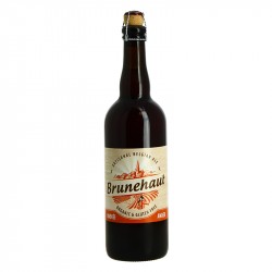 Bière Brunehaut Ambrée BIO et Sans Gluten 75cl