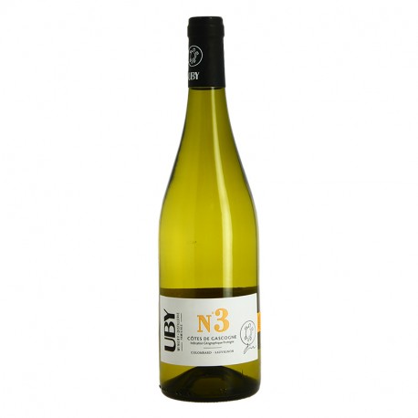 UBY Colombard-Sauvignon N°3 domaine UBY Vin Blanc du Sud-Ouest