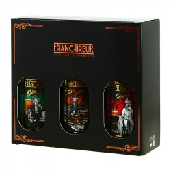 Coffret FRANC TIREUR Découverte Gin, Rhum, Malt 3 x 20 cl