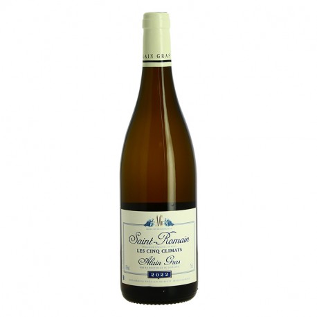 Saint ROMAIN Blanc 2022 les Cinq Climats par Alain GRAS 75 cl