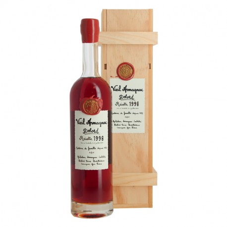 Vieil ARMAGNAC 1998 Par DELORD en Caisse Bois 70 cl