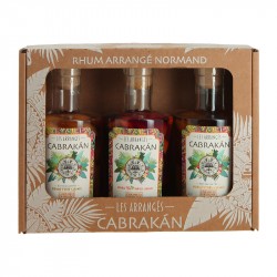Rhum Arrangé CABRAKAN Coffret 3X20CL CARAMEL d'ISIGNY