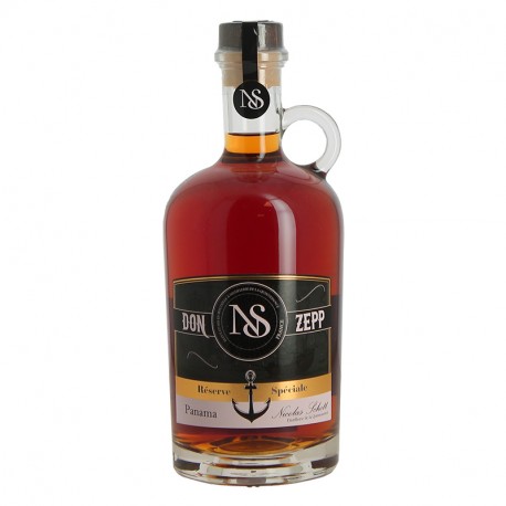 DON ZEPP NS à base de Rhum Ambré du PANAMA 70 cl Finition fût de Bourbon et fût de Mirabelle