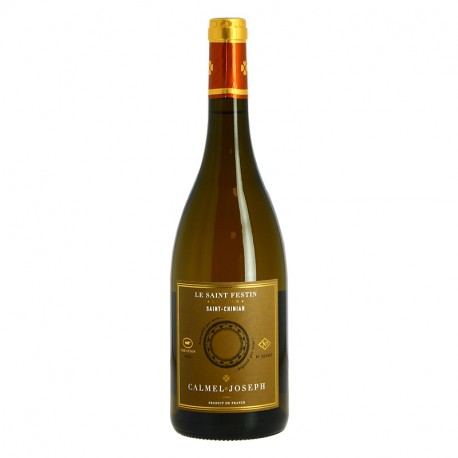 Saint Chinian Blanc "Le Saint FESTIN" par Calmel et Joseph Vin Blanc Biologique du Languedoc 75 cl