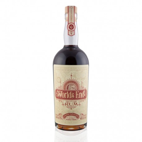 WORLD'S END Dark Spiced Rum 70 cl