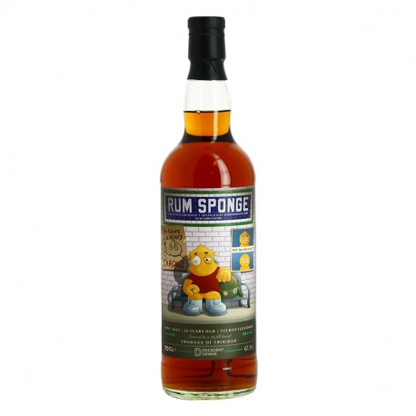 Rhum CARONI 25 Ans distillé en 1998 RUM SPONGE New Vibrations D.D. 70 cl