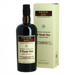 Rhum d'Haïti  PAPALIN 6 ans d'élevage en ex Fût de SHERRY OLOROSO LUSTAU 70 cl