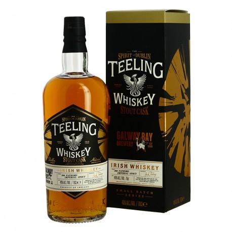 TEELING Irish Whiskey fini en fut de Stout de la brasserie GALWAY BAY