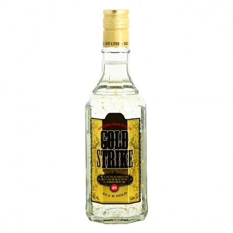 Gold Strike Liqueur Cannelle et Paillette Or 50 cl