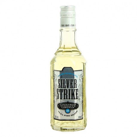 Silver Strike Liqueur Cannelle et Paillette d'Argent 50 cl
