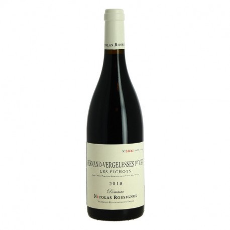 PERNAND VERGELESSES Rouge 1er CRU " Les FICHOTS " 2018 par NICOLAS ROSSIGNOL 75 cl